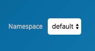 Namespace selector